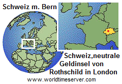 Karte der kriminellen Schweinz (Schweiz - CH):
                    Neutrale Geldinsel der Rothschild-Mafia in
                    Kontinentaleuropa, organisiertes Verbrechen