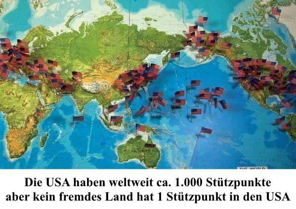 Karte 03:
                              NATO-Sttzpunkte der "USA"
                              weltweit, 15. August 2015