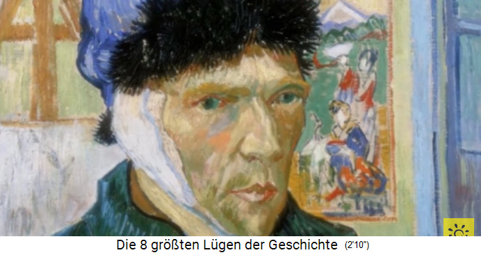 Van Gogh mit dem linken Ohr im Verband, es bleibt
                  das Rätsel, was da mit dem linken Ohr los war