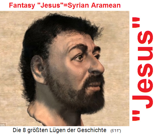 Scientists have
                      reconstructed a real "Jesus" according
                      to ancient Asian skeletons, a Syrian-Aramaean in
                      the year 0 approx. 02, diagonal view
