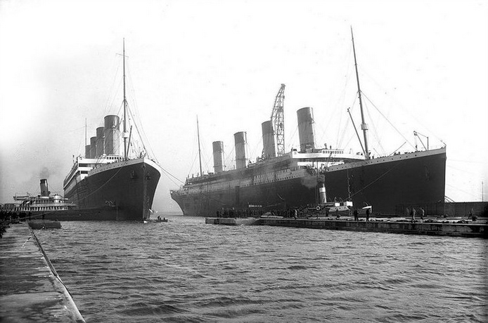 Olympic und Titanic