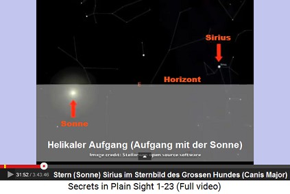 Sirius im Sternbild Grosser Hund (Canis Major)
