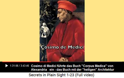 Cosimo di Medici fhrte das Buch "Corpus
                      Medica" von Alexandria ein, das Buch wurde
                      die Grundlage fr die Renaissance-Architektur in
                      Italien