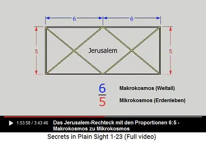 Jerusalem rectangle with proportions 6:5