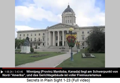 Winnipeg (Manitoba Province, Canada) is at the
                    center of gravity of North "America", and
                    the "Manitoba Legislative Building" is
                    full of Freemasonism