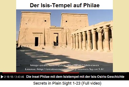 Der Isis-Tempel auf der Insel Philae in
                      Süd-Ägypten