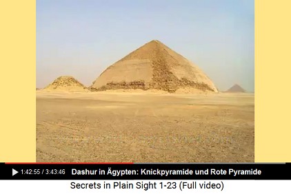 Dashur in Ägypten (ca. 20km
                                    südlich von Gizeh), die
                                    Knickpyramide und die Rote Pyramide