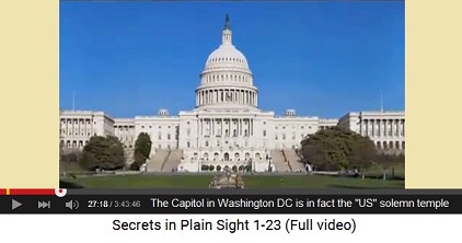 Washington DC: the Capitol is in fact the
                    "US" solemn temple