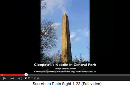 Central Park with the obelisk "Cleopatra's
                    Needle"