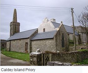 Caldey Island priory church