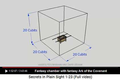 Fantasy chamber of fantasy Ark of the Covenant