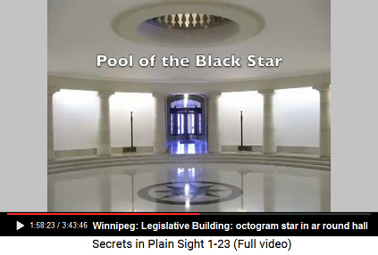 Winnipeg: Legislative Building with an octagram
                    star