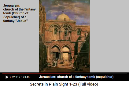 Jerusalem church of fantasy tomb (sepulcher)