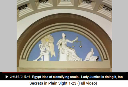 Lady Justice is classifying souls as Osiris
                    with a feather