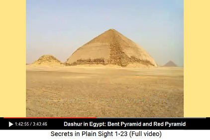 Dashur in Egypt (apr. 20km
                                    south of Giza), Bent Pyramid and Red
                                    Pyramid