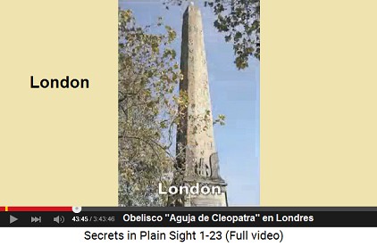Londres, otro obelisco "Aguja de                         Cleopatra"