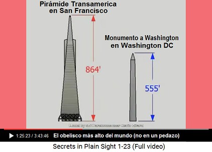 La Pirmide Transamerica es el obelisco ms
                    alto del mundo con 864 pies