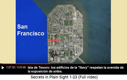 Los bloques de la Navy en la Isla de Tesoro
                    respetan la avenida de la exposicin de antes