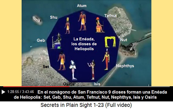 Hay 9 dioses de la Enada de
                                  Heliopolis en el nongono de San
                                  Francisco