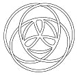 Konrkreis: Ellipsen-Schleifen-Mandala -- crop
                    circle: ellipse tie mandala