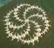 Kornkreis: Planeten-Wirbel-Mandala - crop
                    circle: planet swirl mandala