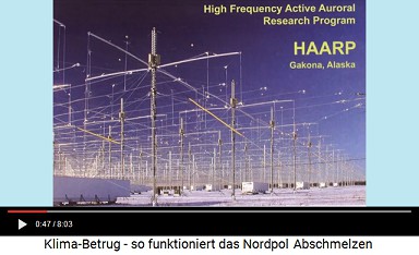 Una planta de antenas de HAARP en Gakona en Alaska