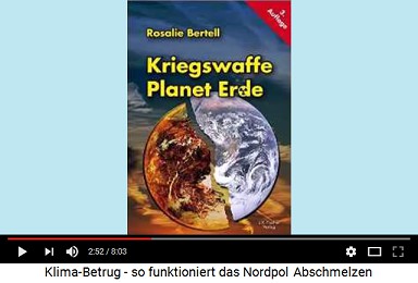 El libro de la Sra. Rosalie Bertell:
                        "Arma blica Planeta Tierra" (original
                        alemn: "Kriegswaffe Planet Erde")