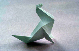 Papierfaltkunst "Origami":
                          Seelwe