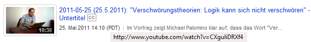 Vortrag von Michael Palomino (Film von
                          2011): Verschwrungstheorien gibt es nicht -
                          Logik kann sich nicht verschwren