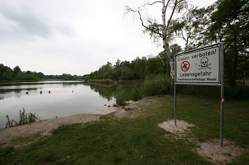 Silbersee Nrnberg mit Badeverbot