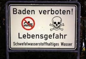 Swimming is
                      forbidden, danger of life at Silver Lake in
                      Nuremberg