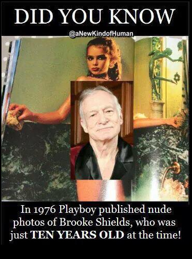 Hefner und seine erotische
                                Kindershow im Playboy 1976 03