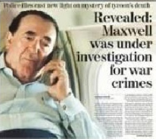 Maxwell on the phone - article
                about Maxwell and his war crimes