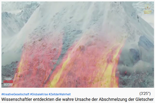 Underground volcanoes are melting glaciers
                  away
