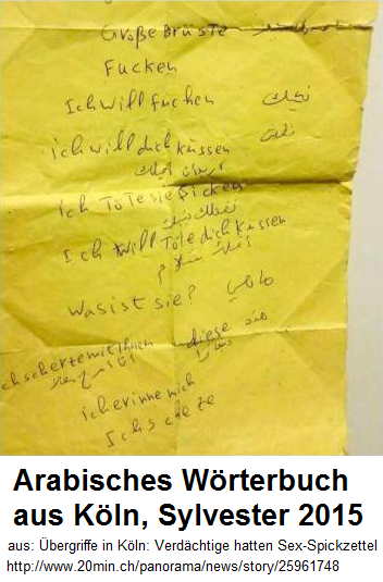 Arabisches Wrterbuch in Kln an
                                Sylvester