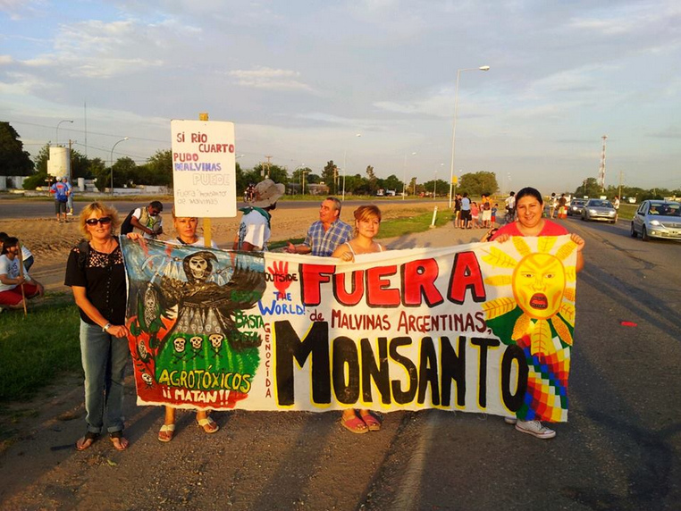 Protestcamp gegen Monsanto in
                            Argentinien bei Crdoba