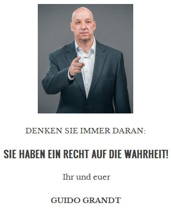 Guido Grandt mit Wahrheit gegen
                              das kriminell-zionistische Merkel-Regime