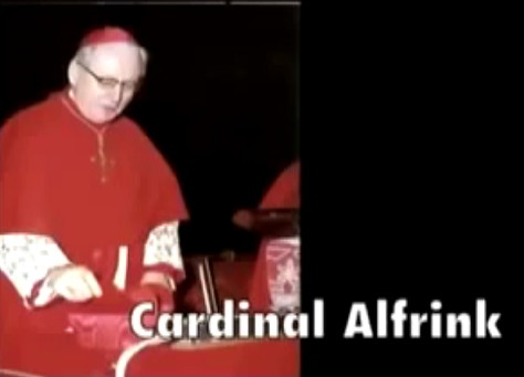 Satanistisch-krimineller
                Kardinal Alfrink, Portrait (33'31'')