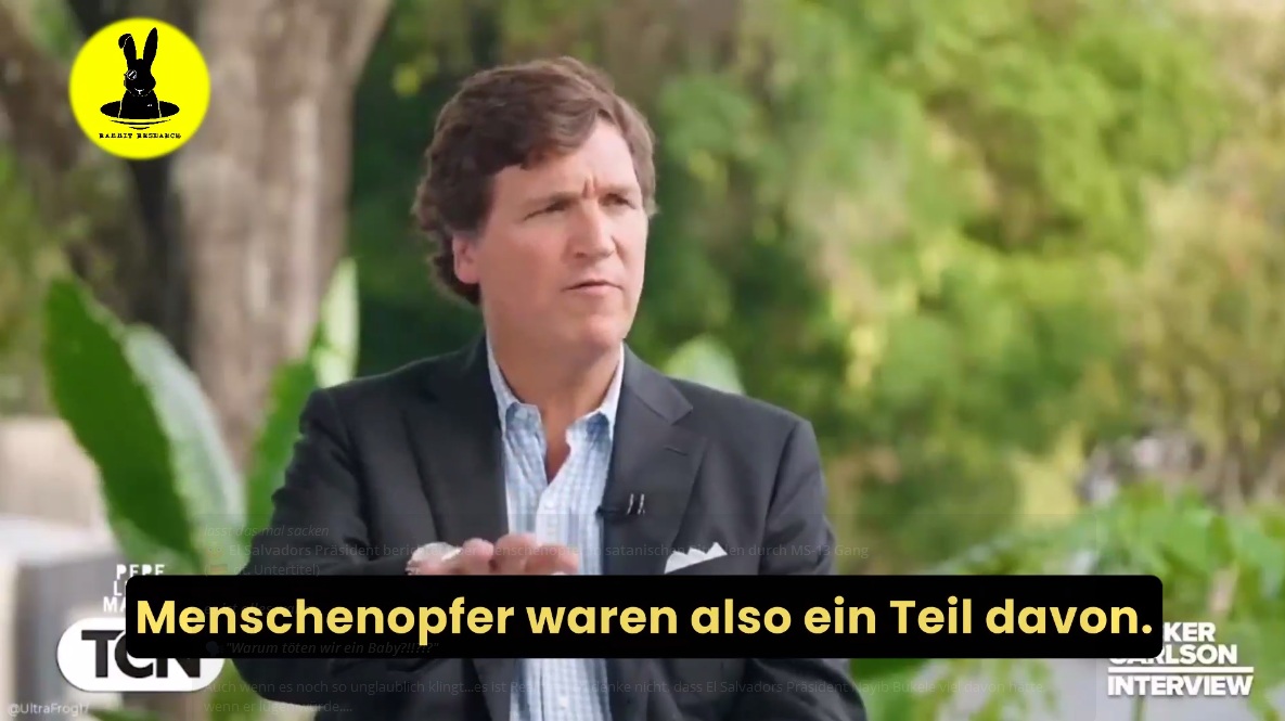 Tucker Carlson schlussfolgert:
Menschenopfer sind ein Teil des Satanismus Tucker Carlson schlussfolgert:
Menschenopfer sind ein Teil des Satanismus