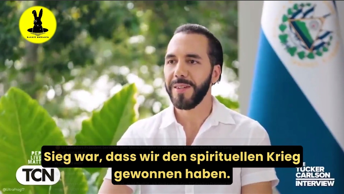 Bukele (Präsident von El Salvador): Wir
haben den spirituellen Krieg gewonnen. Bukele (Präsident von El Salvador): Wir
haben den spirituellen Krieg gewonnen.