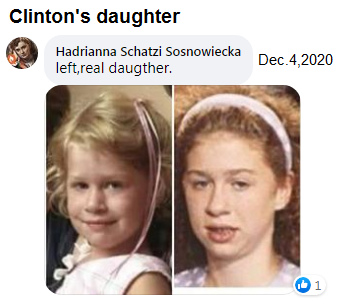 Die
                  Clintons opferten ihre Tochter den Satanisten und
                  adoptierten eine andere