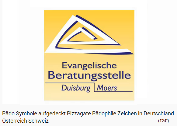 Evangelische Beratungsstelle Duisburg und Moers
                  mit Labyrinthpyramide: Pädos stehen auf Buben