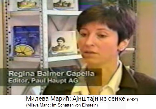 Regina Balmer
                          Capella, editor of edition Haupt in Bern